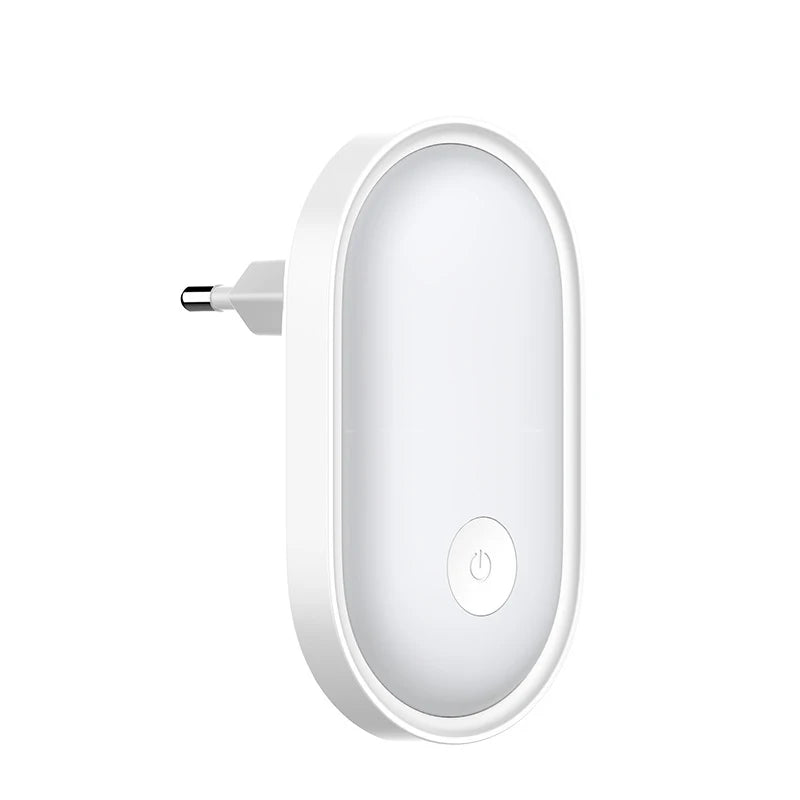 LED Nachtlicht Steckdose | Mit Lichtsensor & Dimmbar | Energiesparend & Nordic Design | Für Schlafzimmer & Flur