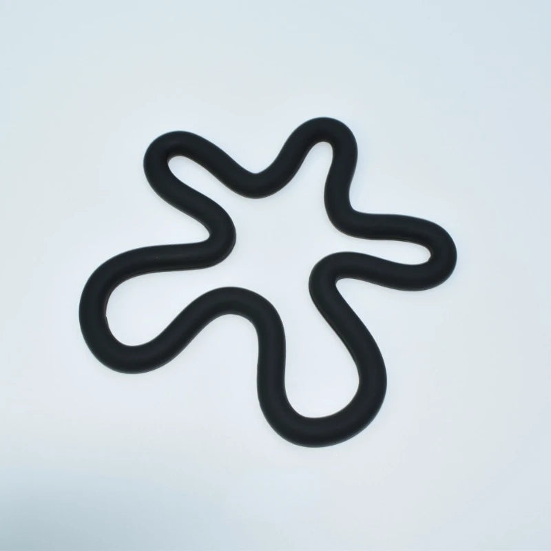 Silikon-Untersetzer HexaGrip | Geometrisches Design | Hitzebeständig & rutschfest | 16,5 cm | Für Töpfe, Tassen & Schüsseln