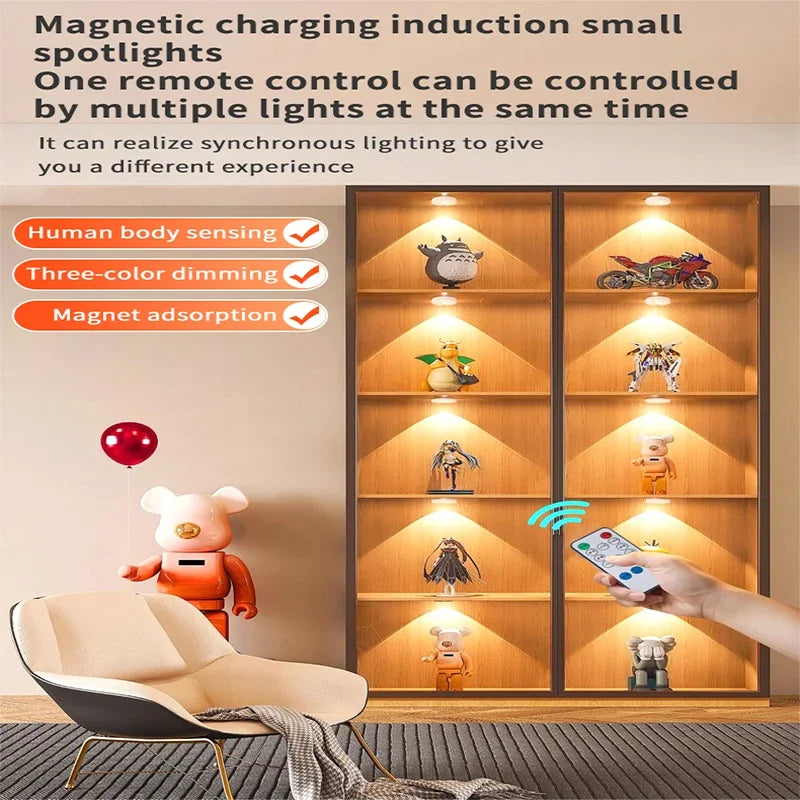 LumoLine | PIR Bewegungsmelder LED-Licht | Dimmbar & Wiederaufladbar | Kabellos