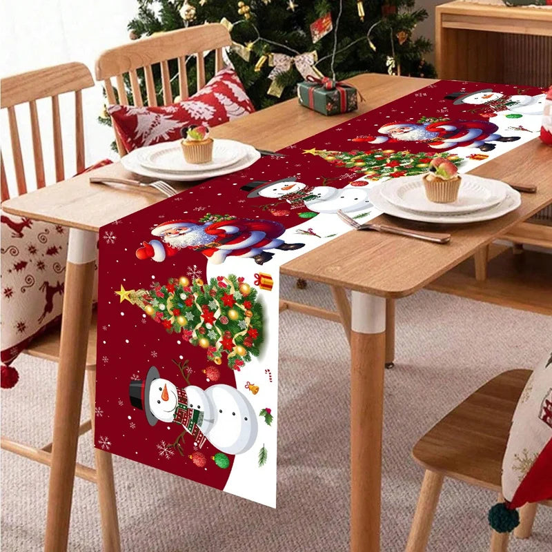 Weihnachts-Tischläufer Festivia | 180×35 cm | Elegant & Festlich | Tischdeko für Weihnachten & Neujahr 2025/2026