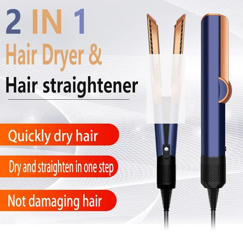 AeroSilk 2-in-1 Haarglätter & Haartrockner | Profi-Stylinggerät mit Ionen-Technologie | Glattes & Langanhaltendes Finish