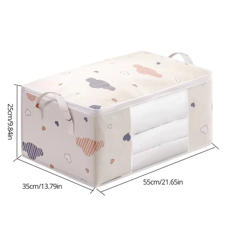 OrdiTEX Aufbewahrungstasche | Staub- & Feuchtigkeitsschutz | 55×35×25 cm | Für Decken, Bettwäsche & Kleidung