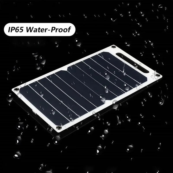 SolNova 30W Solarpanel | Ultraleicht & Wasserdicht | USB-Anschluss für Handy & Powerbank | Outdoor & Camping