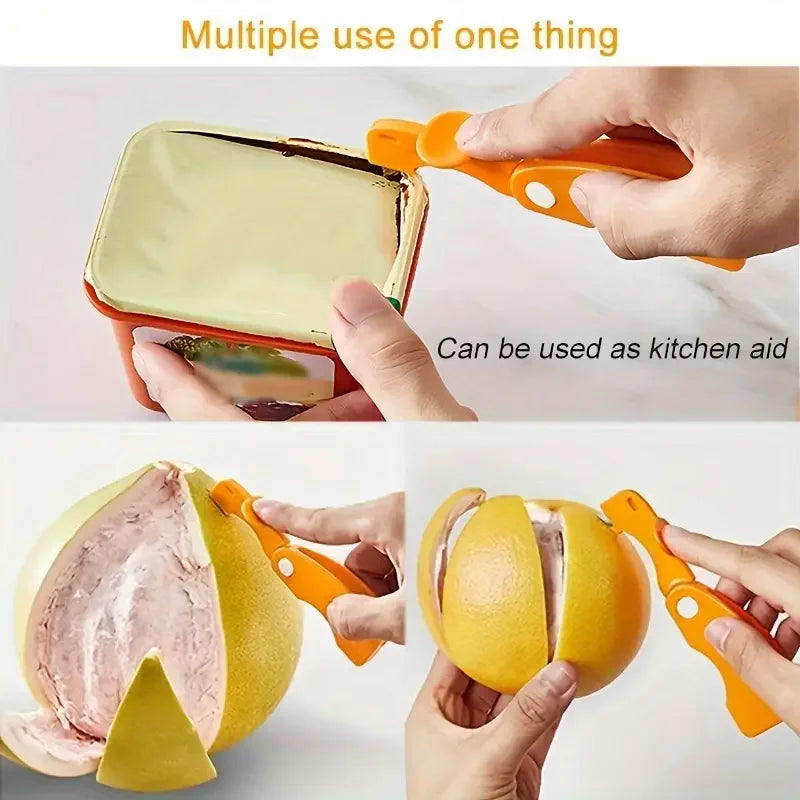 Orangen Schäler | Edelstahlklinge | Ergonomischer Griff | 1 Stück