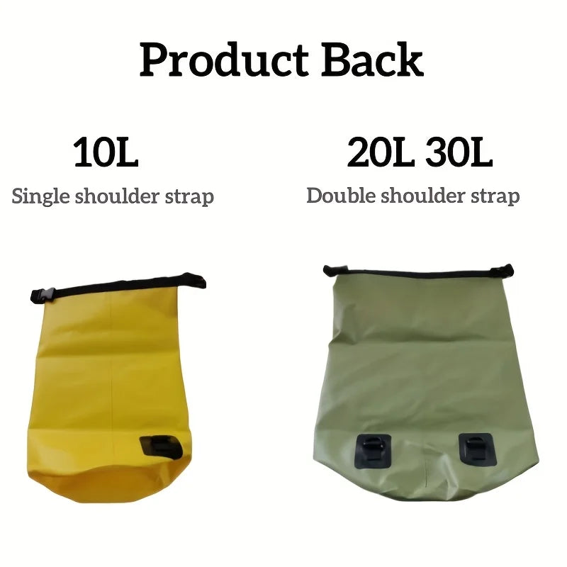Wasserdichte Dry Bag AQUARIX Motion | 10/20/30 L | Rolltop & Schultergurt | Für Kajak, Strand & Trekking