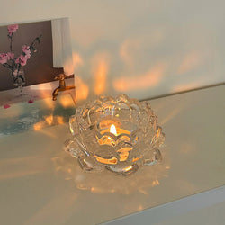LumièreRustic | Rustikaler Teelichthalter | Tischdekoration & Geschenkidee | Holz & Metall