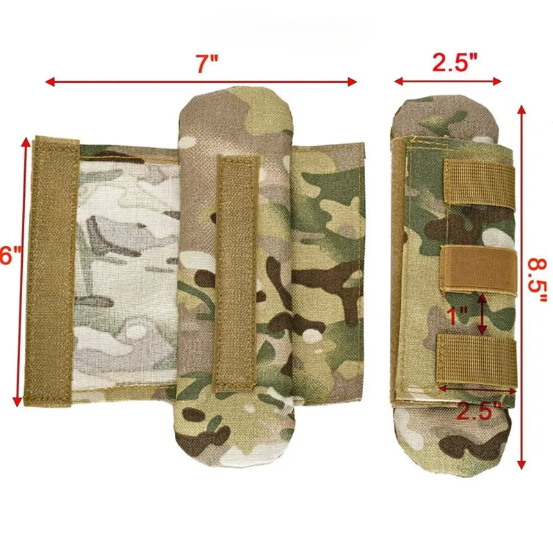 Schulterpolster StrapEase Pro | Ergonomische Tragehilfe für Rucksack- & Kameragurte | Atmungsaktiv & Entlastend | 22 × 6,5 cm