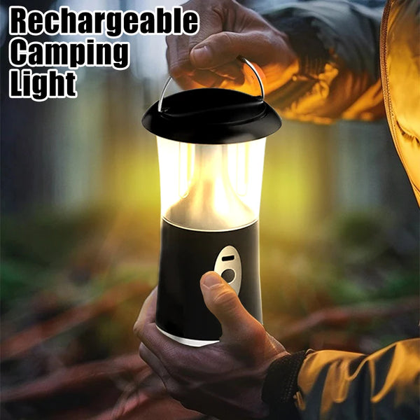 Campinglampe LUMOVIA Pro | 3 Lichtmodi | 1200mAh Akku | IPX4 Wasserdicht | Tragbar