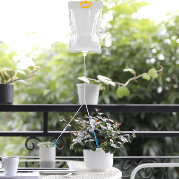Plantiva AquaDrop Automatisches Bewässerungssystem | 3.5L Tropfbeutel | Einstellbarer Wasserdurchfluss | Für Zimmerpflanzen & Balkon