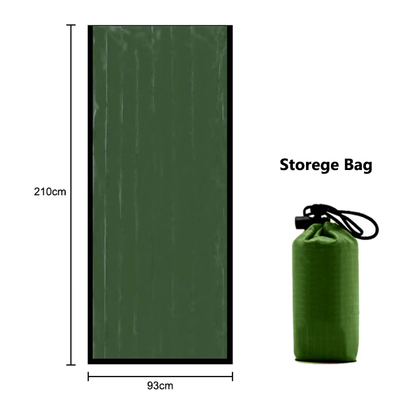 ThermoSafe Bivy | Notfall-Schlafsack | Wasserdicht & Wärmereflektierend | Ultraleicht für Camping & Rettungseinsätze