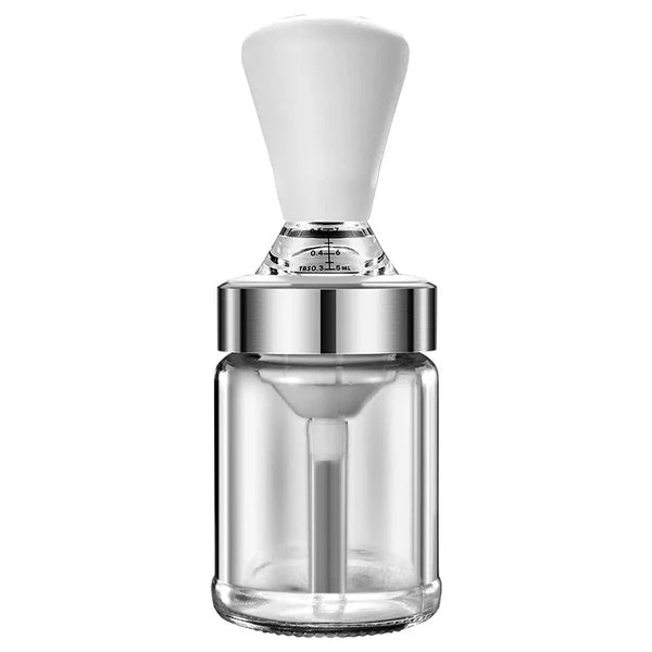 Brush&Pour Silikon-Ölpinsel mit Flasche | Auslaufsicherer Spender für Öl, Marinaden & Honig | 135 ml / 150 ml | Für BBQ & Backen