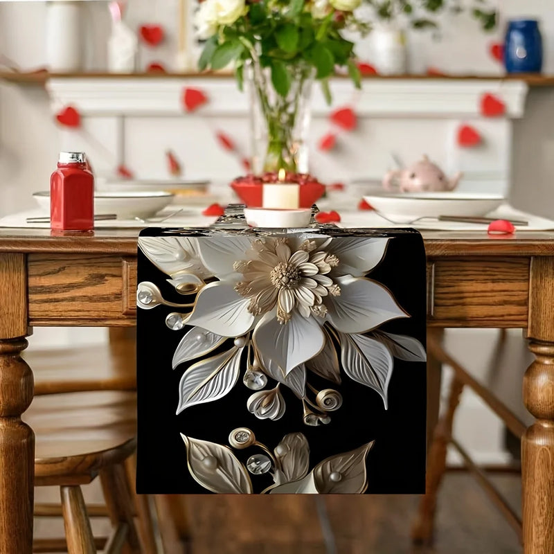 Virelia Tischläufer | Polyester & Pflegeleicht | Kariertes Design | Indoor & Outdoor | 90–275×33 cm