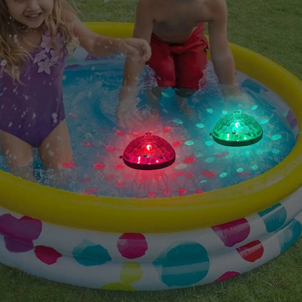 Aquanoria Solar Quallen-Lampe für Pool & Garten | RGB Farbwechsel | Aufladbar & Wasserdicht | Hängelicht für Party & Deko