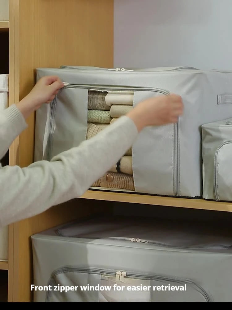 Faltbare Aufbewahrungsbox | Große Kapazität | Kleidung & Decken