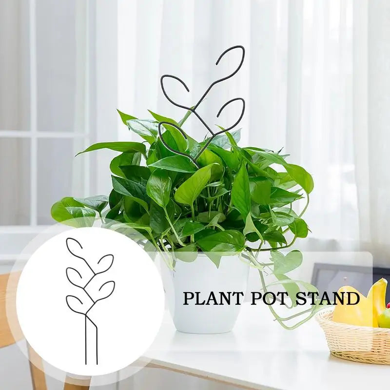 Climbleaf Metall-Pflanzenrankhilfe für Innenräume | Rostfrei & Stabil | Für Kletterpflanzen, Blumen & Efeu | Dekoratives Blätterdesign