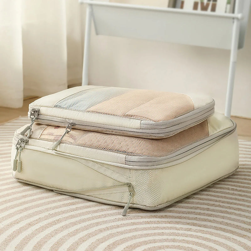 PackNest Kompressions-Organizer Set | 5-teilig | Platzsparend & Wasserabweisend | Ideal für Reisen & Alltag