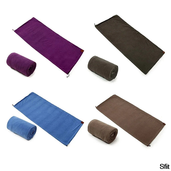 ThermoLite | Ultraleichter Fleece-Schlafsack | Tragbar & Warm | Für Camping, Reisen & Outdoor