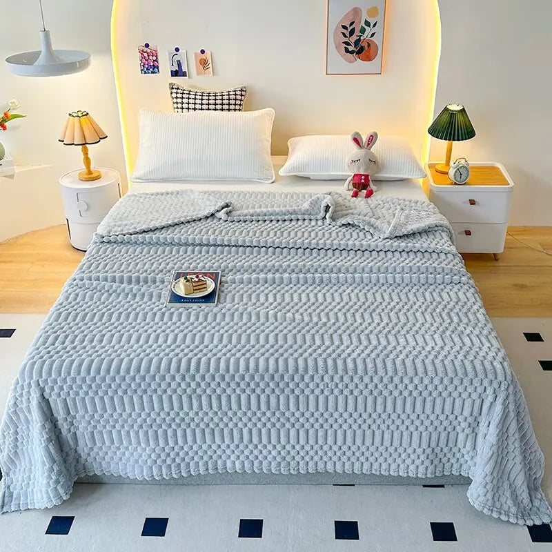 Velmora | Kuscheldecke Uni | Flauschige Wohndecke aus Milchsamt | Weich & Warm | Für Sofa, Bett & Kinderzimmer