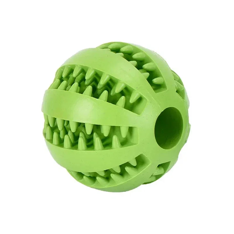 Hundespielball ChewPlay FlexiBall | Interaktives Gummispielzeug mit Futterfunktion | Zahnpflege & Kauspiel | Für kleine Hunde