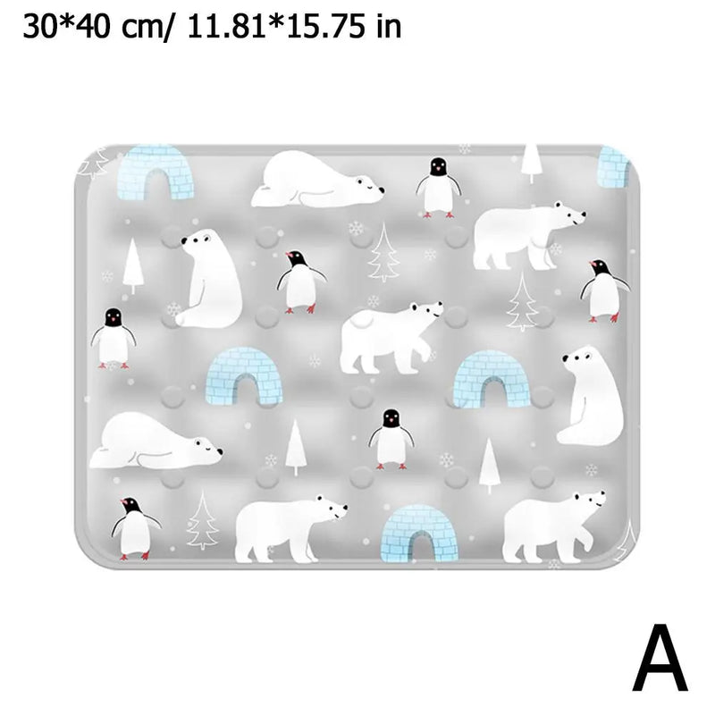 FrostPaws Kühlmatte für Hunde & Katzen | Wiederverwendbar & Gelgefüllt | Für Sommer & Reisen | PVC