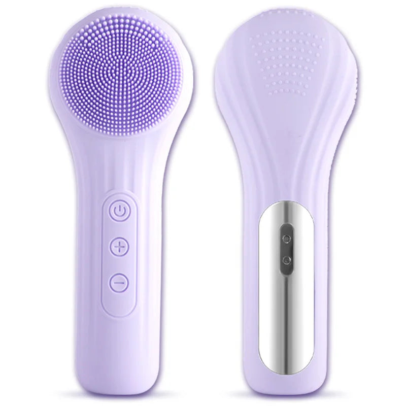 Gesichtsreinigungsbürste LumiGlow | Sonic-Technologie & Anti-Aging-Massage | Silikon & kabellos wiederaufladbar