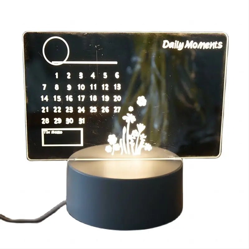 GlowNote LED-Nachrichtentafel – Kreatives Nachtlicht mit Botschaftsfunktion & USB-Aufladung