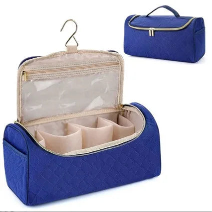StyleVana Aufbewahrungstasche für Haarstyler | Samt-Organizer mit Haken & Fächern | Für Föhn, Lockenstab & Zubehör