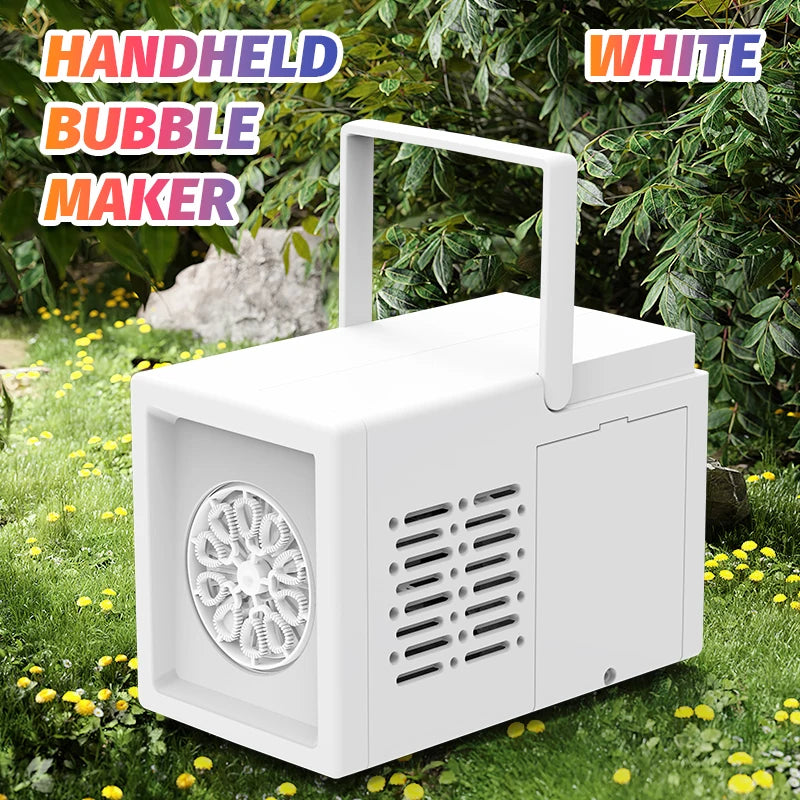 BubbleBlaze Pro | Bühnen-Seifenblasenmaschine mit 10 Düsen | Effektvolle Blasenmaschine für Events, Shows & Partys