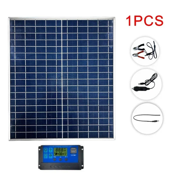 Solar-Panel-Set Sunovate 1000 | 500–1000W Leistung | Tragbar & Wasserdicht | Für Wohnmobil, Boot & Garten | 39 × 33 × 1,5 cm