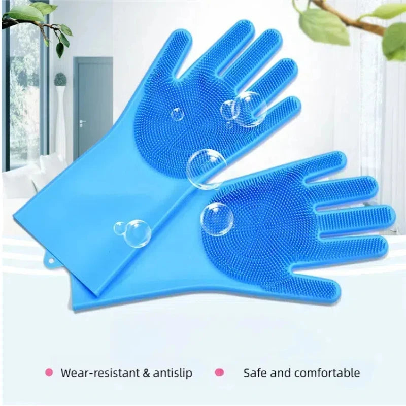 FELISPA SoftTouch Silikon-Badehandschuh für Katzen | Sanfte Fellpflege & Massage | Shampoo-Bürste für Haustiere | 35×16 cm