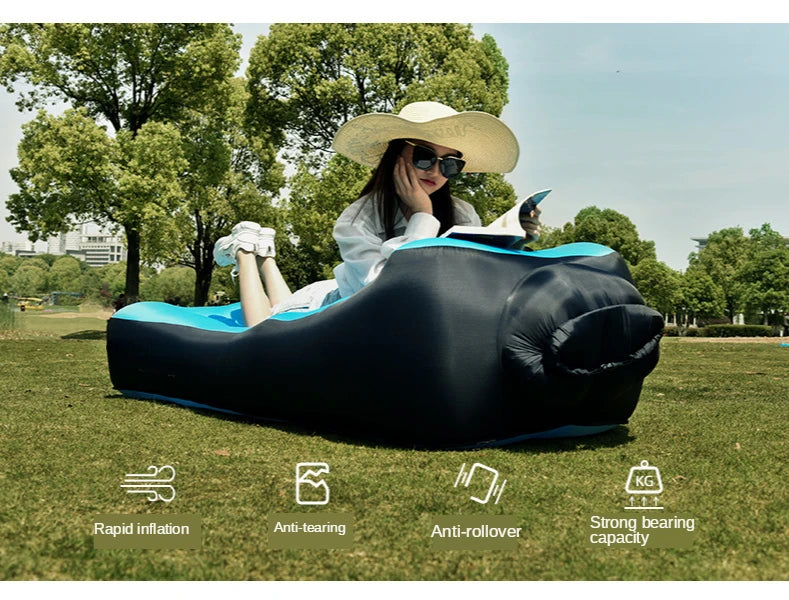 Luftsofa Aerava Chill | Selbstaufblasbar & Ultraleicht | Wasserfest & Reißfest | Für Strand, Park & Camping