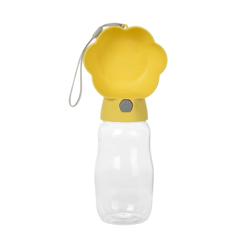 Trinkflasche Droppa DuoBottle | 2-in-1 Wasser- & Futterspender für Hunde & Katzen | Auslaufsicher & tragbar | 380 ml / 530 ml