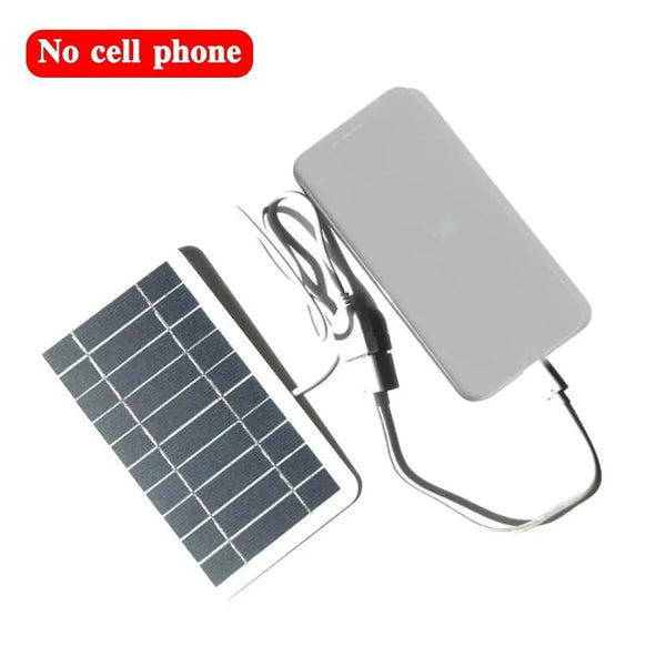 SunChargea Mobiles Solarpanel 5V 2W | USB Ladegerät | Für Powerbank, Smartphone & Outdoor Camping