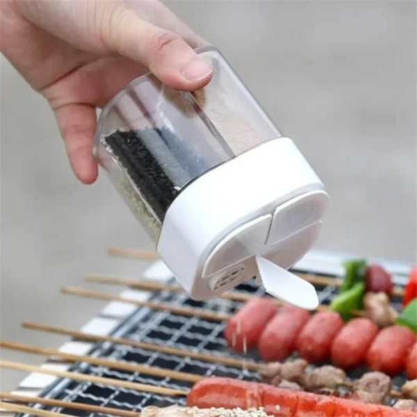 GrillGenie Gewürzdose | Outdoor BBQ Streuer | Kompakt & Bruchsicher | Für Camping, Picknick & Grillabende