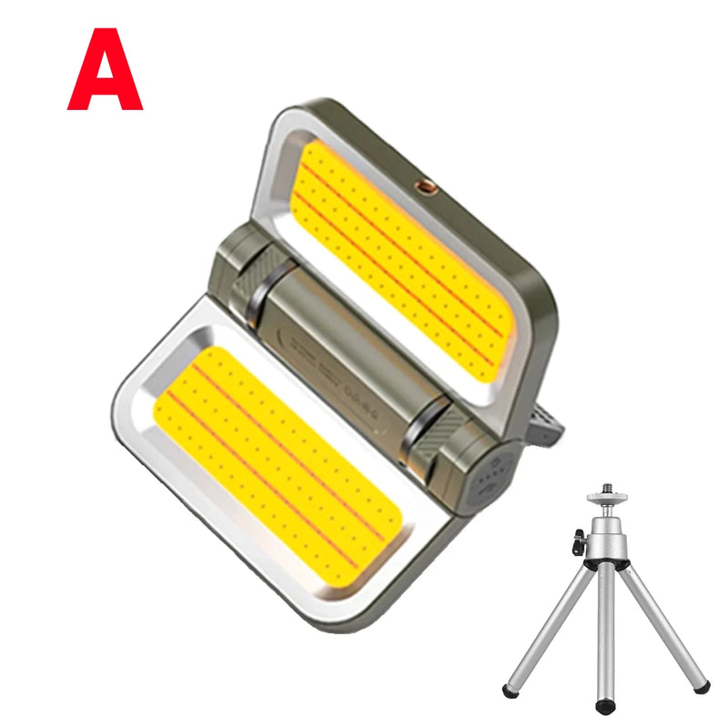 Campinglampe Solaris Pro | Superhell & Faltbar | Magnetisch & Wiederaufladbar | Solar- & USB-Betrieb