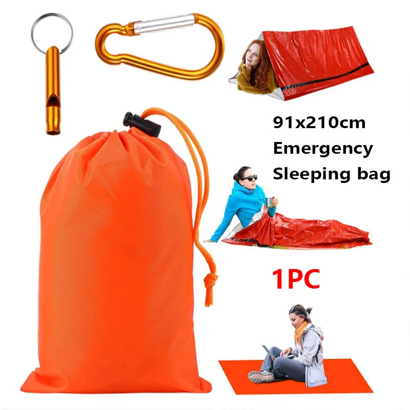 ThermoSafe Bivy | Notfall-Schlafsack | Wasserdicht & Wärmereflektierend | Ultraleicht für Camping & Rettungseinsätze