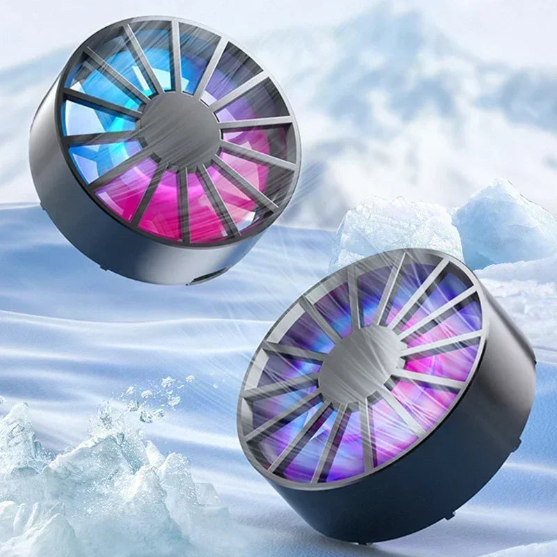 Handy-Kühler mit RGB-Beleuchtung | Magnetisch & Leise | FrostCore Gaming Lüfter für PUBG, Genshin & Co.