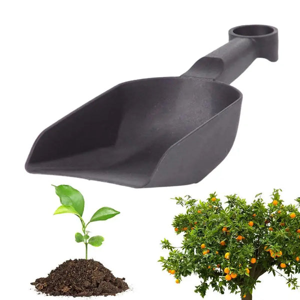 Plantiva Gartenschaufel aus Kunststoff | Ergonomischer Griff | Platzsparend & Leicht | In 2 Größen erhältlich