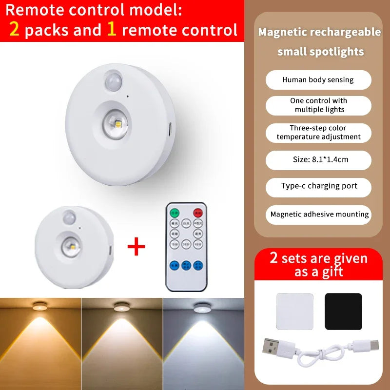 LumoLine | PIR Bewegungsmelder LED-Licht | Dimmbar & Wiederaufladbar | Kabellos