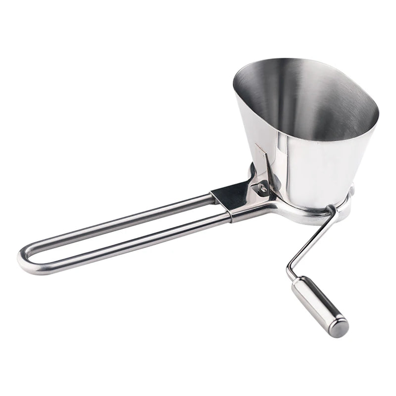 Kräuterhacker HerbaCut Inox | Manuelle Edelstahl-Mühle für Petersilie, Koriander & Kräuter | 1 Stück | Kompakt & Rostfrei