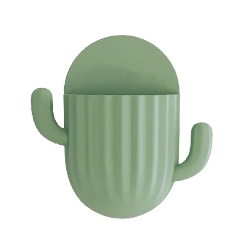 Selbstklebender Wandhalter CactoHold | Zahnbürsten- & Bad-Organizer | Ohne Bohren | 14,5 × 14,5 cm