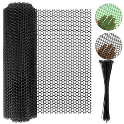 FlexGuard Mesh | Kunststoff-Zaunnetz für Garten & Baumstammschutz | 300 × 40 cm / 600 × 40 cm | Wetterfest & zuschneidbar
