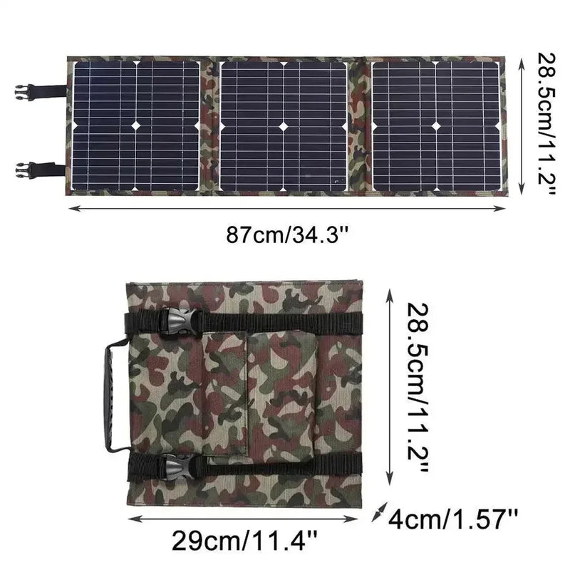 SunVolt800 | Faltbares Solarpanel-Set 800W | MPPT Powerstation | Tragbares Ladegerät 12V | Für Auto, Boot & Camping
