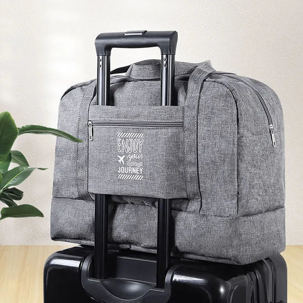 Lugviva Faltbare Reisetasche für Damen | Große Wochenendtasche aus Oxford-Gewebe | Handgepäck-Tasche für Reisen, Alltag & Sport