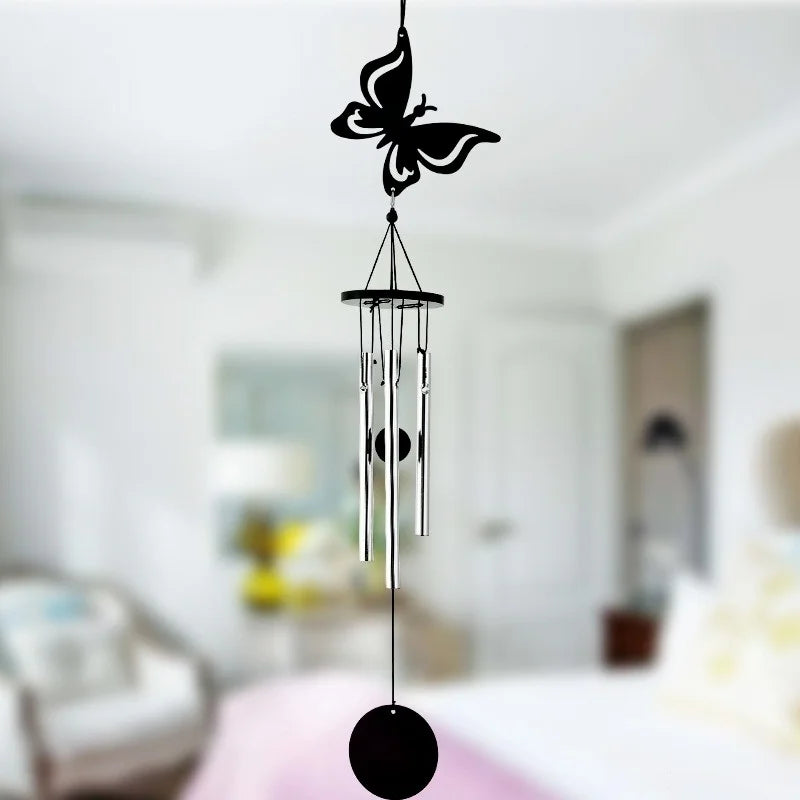 Bellaventi Windspiel Metall-Windspiel mit Tiermotiv | Handgefertigt im Landhausstil | 37 cm Länge | Verschiedene Designs