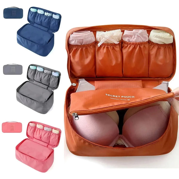 PackLina Reiseorganizer | BH- & Unterwäsche-Tasche | Multifunktional & Tragbar | Für Kosmetik & Accessoires