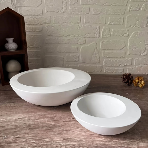 Formora | Silikonform Unregelmäßige Schale | Runde Deko- & Gießform | Für Harz, Gips & Schmuckablagen