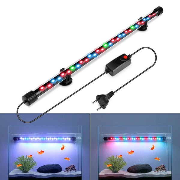 Aquanova LED-Aquariumlampe | Wasserdicht & Eintauchbar | Pflanzenwachstum & Fischfarben | 18–58 cm