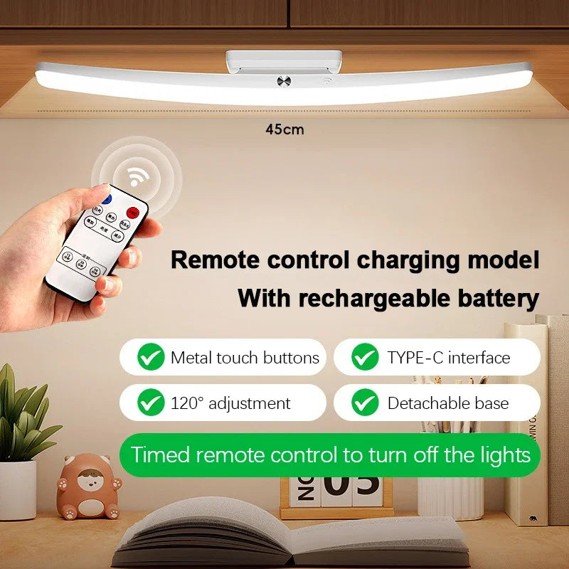 LED Magnetleuchte LumaBar | Wiederaufladbar & Dimmbar | Touch- & Fernbedienung | Warm- bis Kaltweiß | Typ-C Schnellladung