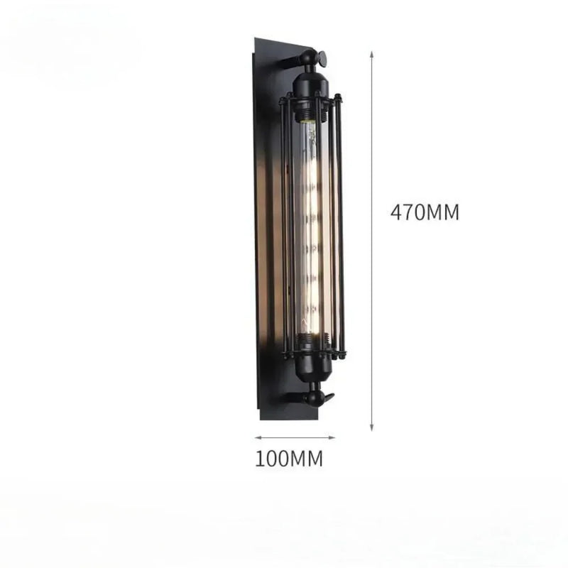 Wandleuchte RetroLume | Vintage Edison Design | E27 Fassung | Industrie-Stil für Innenräume